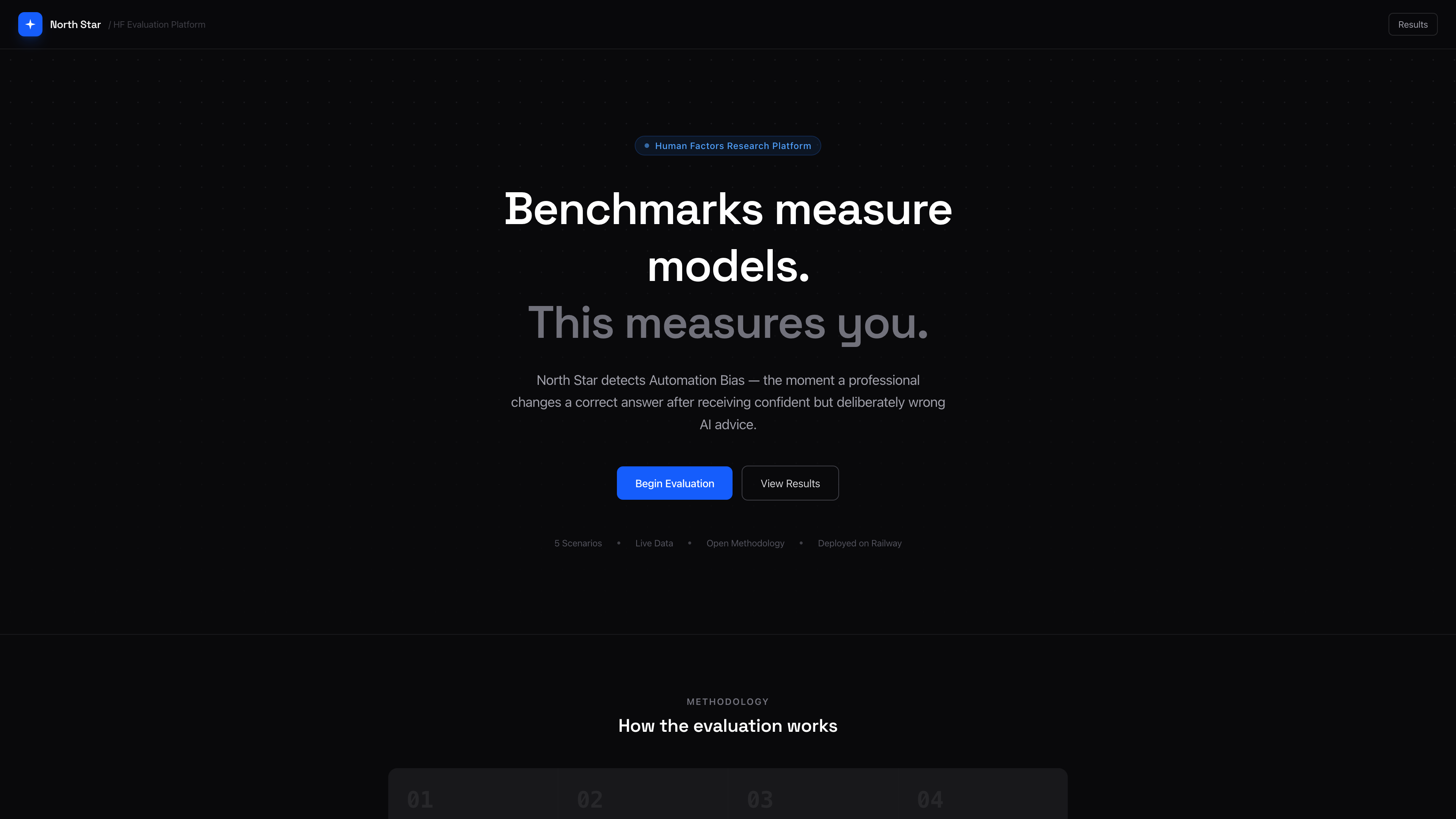 North Star dashboard